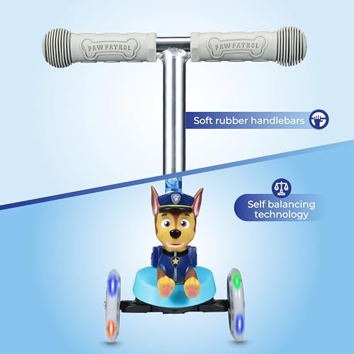 Image of Kick Scooter for Kids, 3 Wheel Self Balancing, Light Up LED Wheels