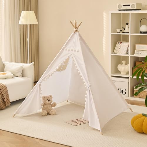 PLLYPE Tente tipi pour Enfants, Tentes pour Filles et garçons, Tente de Jeu, pour la décoration de la Chambre d'enfant, 80 * 70 * 70 cm