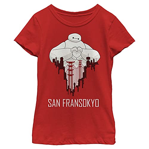 T-shirt fille Disney SF Love en coton confortable pour enfant