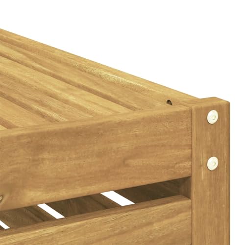 Unités de sofa sectionnel d'extérieur blanc en bois flexible moderne - 6