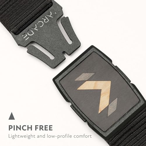 Image of Arcade Experience Unisex Belt, Heavy Duty Elastic Webbing, Non-Metal Travel Friendly Buckle