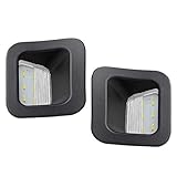 RUXIFEY LED License Plate Light Lamps Compatible with 2003 to 2018 Dodge Ram 1500 2500 3500, 6000K White