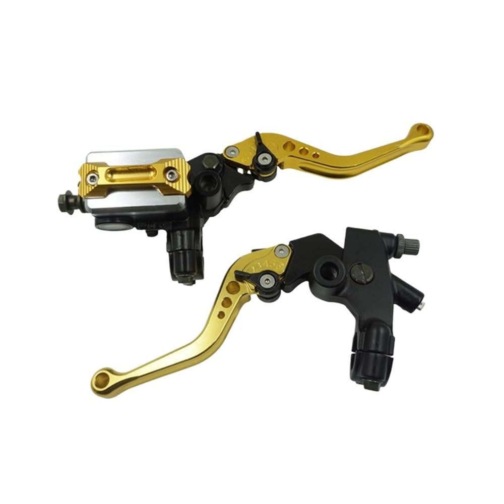 PLIQVBN Clutch Brake shafts 2Pcs CNC 22mm Hydraulic Disc Brake Upper Pump Motorcycle Aluminum Alloy Clutch Handbrake Lever