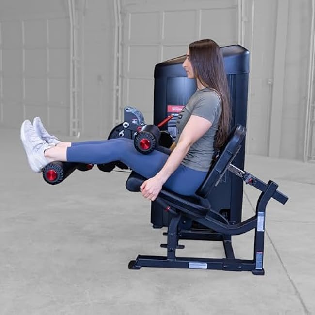 Body-Solid (S2LECX) Pro Clubline Series II Leg Extension & Leg Curl Machine for Home and Commercial Gym