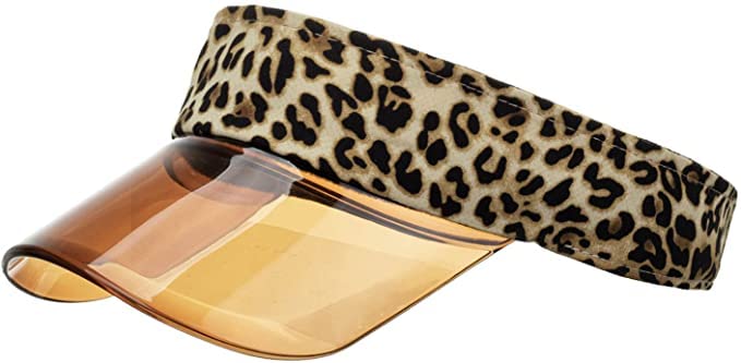 HAWILL Sonnenvisier Sonnenhut Damen Leoparden Druck Visor Cap Sport...