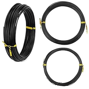 DECARETA 3 Stücke Bonsai Aluminium Trainingsdraht