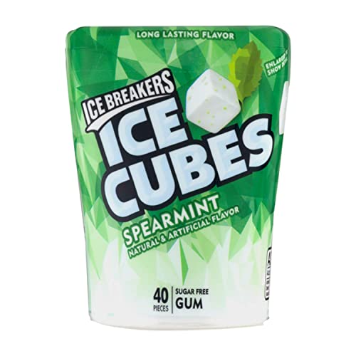 Image of Ice Breakers Ice Cubes Spearmint, 40 Count Pack, 120 g