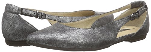 Tamaris 22125, Ballerine Donna, Nero Metallizzato