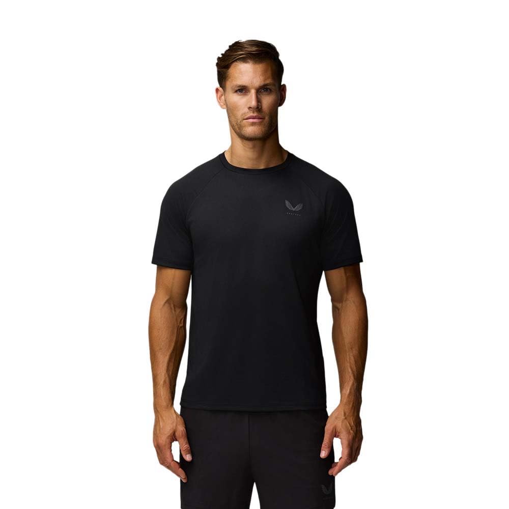 Castore Men's Black/Gunmetal Adapt Short Sleeve T-Shirt Xl