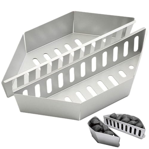 Panier à charbon de bois en acier durable pour accessoires de barbecue - 8