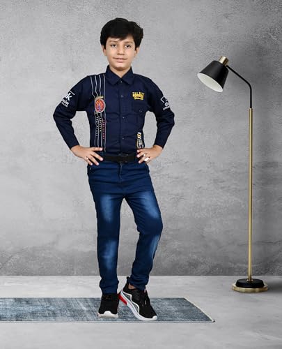 Image of Boys Boys Shirt and Jeans Set