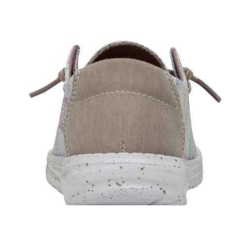 Image of HEYDUDE Women's Wendy Chambray | Women's Shoes | Women's Lace Up Loafers | Comfortable & Light-Weight