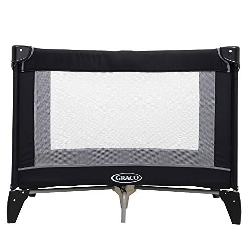 Graco 9E899BGREU - Cuna de Viaje Compacta, Negro/Gris, unisex