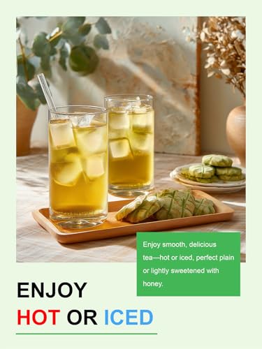 Image of TeeLux Decaf Green Tea Bags, CO2 Decaffeinated Steamed Green Tea, 100 Count