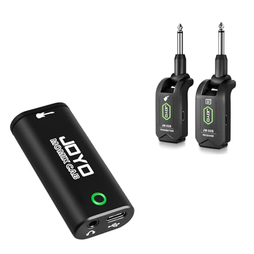 JOYO 5.8GHz Wireless Guitar System (JW-02S) Bundles with JOYO Guitar Audio Interface (MOMIX CAB) miniatura 1