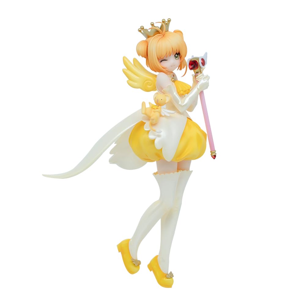 YLQANONG Cardcaptor Figures Kinomot Anime Figure Statues PVC Cerberu Anime Action Figurin…