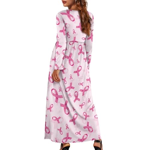 INSTANTARTS Flowy Maxi Dresses for Women Formal Cocktail Dresses Long Sleeve Fall Dress2