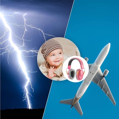 Kids Ear Defenders-Noise Cancelling Headphones Autism, 26dB Ear Protection Earmuffs Hearing Protectors for Age 2 Years to 14 Years at Party Concert Fireworks