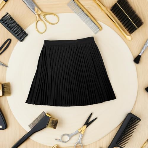 Capa impermeable para barbería, negra, sin mangas miniatura 6