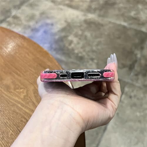 Coque iPhone 16 Pro Max Anti-Chute et Magnétique à Paillettes Bleues - 2