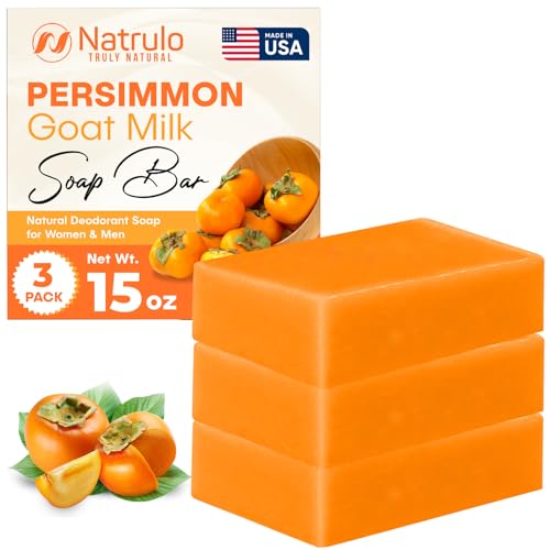 Natrulo Persimmon Soap Bar with Goat Milk