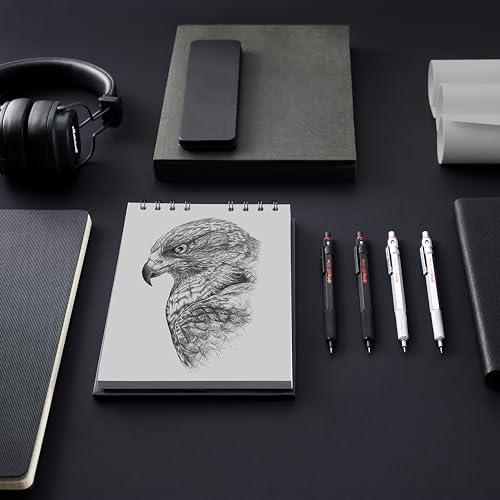 Image of rOtring 600 Mechanical Pencil, 0.5mm, Black Barrel - For Writing, Drafting, Engineering, Architecture Professionals
