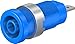Multi-Contact 66.9854-23 Staubli Electrical Connectors Panel-Mount Socket, 4 mm, Blue (Pack of 5)