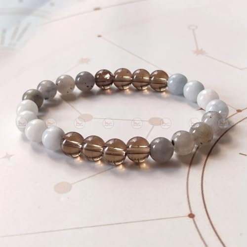 Image of Numerology bracelet | natural stone semi precious gemstone bracelet for men and women | Rulling Number Bracelet | Energized bracelet (Rulling Number 9)