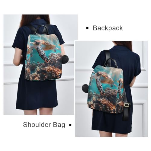 Sac à dos tortue de mer : l'esprit de l'océan corail s'invite dans vos voyages sécurisés - 7
