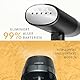 LEBENLANG Steamer Dampfglätter Reise - Kompakt Faltbar & Inkl. Reise Set I Steam Iron Dampfbürste Dampfbügeleisen für Dampfglätten Bügeln im Urlaub I Hand Reisesteamer mini handheld Travel Steamers