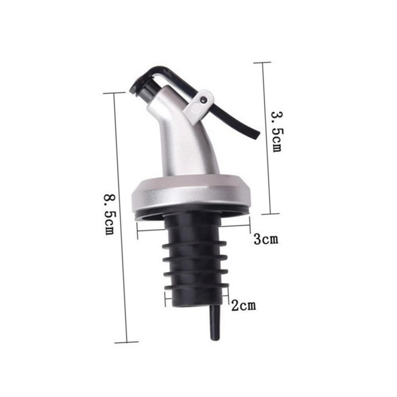 30ML 35X48MM TRASPARENTI Viaggio Bottiglie Set, 6in1 Set con Imbuto EUR