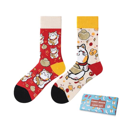 NxnChc Calcetines Divertidos Unisex para Mujer y Hombre con