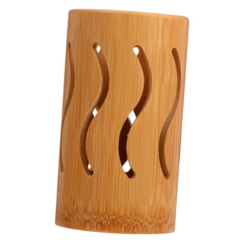 ABOOFAN Utensil Holder Multi Functional Cutlery Organizer for Kitchen Countertop Storage for Forks and Spoons Natural Design