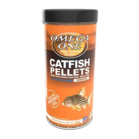 Omega One Sinking Shrimp Pellets, 8mm Pellets, 8.25 oz Cover