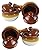 Individual French Onion Soup Crock Chili Bowls with Handles and Lids, Ceramic 16 Ounces 4 Pack