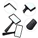 Blulu 3X Handheld Magnifier, 3.77 x 1.89 Inch Rectangular Magnifying Glass, Scratch Resistant Glass Lens for Reading, Hobbies, Repair, Observation