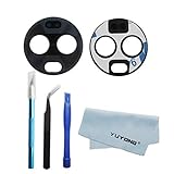 YUYOND OEM Original Black Back Rear Camera Glass Lens Replacement for Motorola Moto Z3 XT192917 with Adhesive Preinstalled with Tools Kit (Not for Z3 Play)