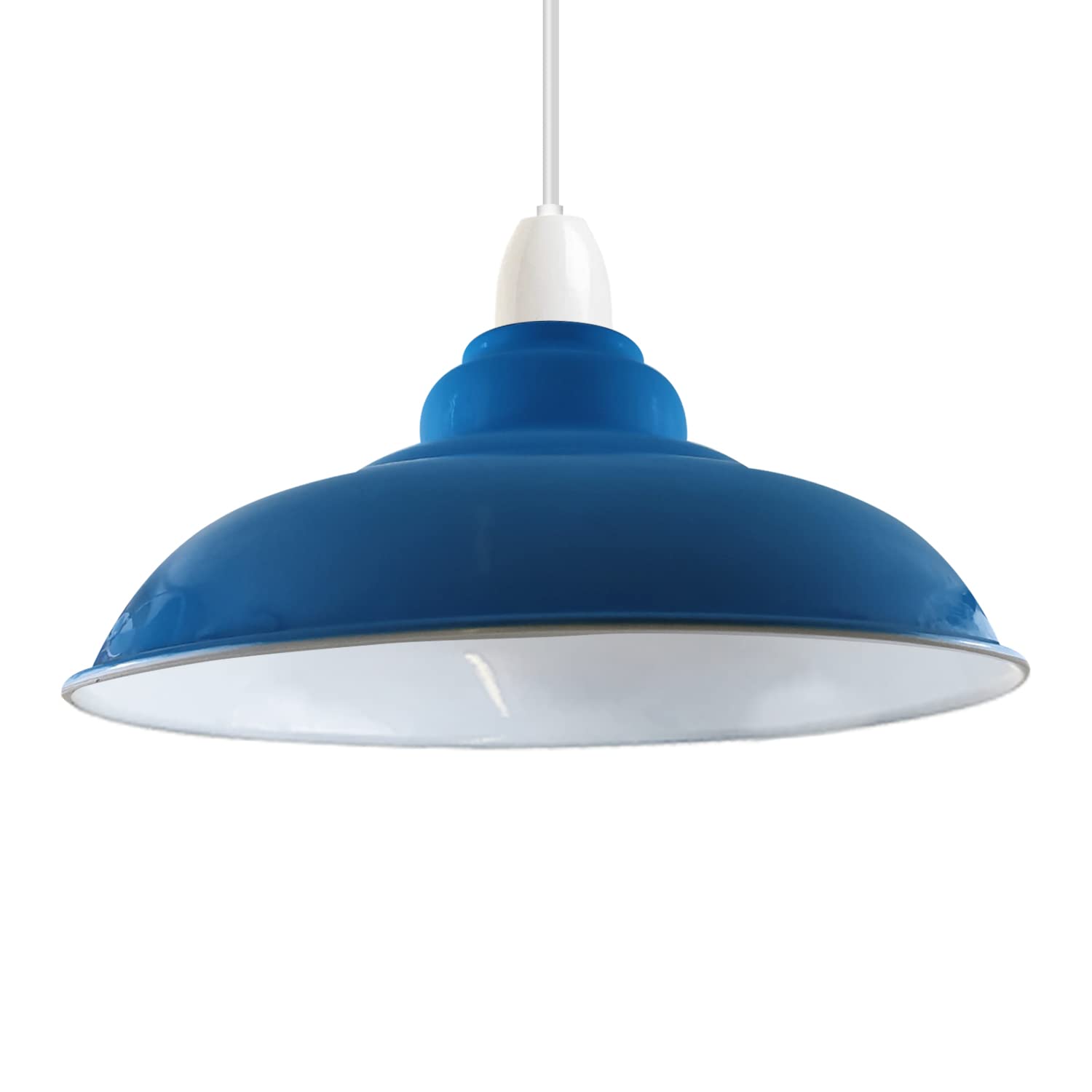 Metal Lamp Shades Living Room Ceiling Pendant Light Shade 32cm Easy Fit Lampshades Only for Industrial Ceiling Light Fitting Bedroom, Kitchen โ image 1