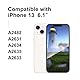 LL TRADER Display für iPhone 13 LCD 6.1 Bildschirm Ersatz FHD Touchscreen 3D Touch Digitizer Rahmen Montage und Reparaturkits 20251