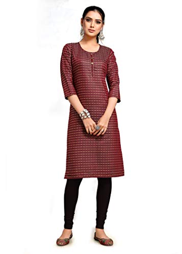 Image of Shiv Textiles Women's Cotton Regular Fashion Kurti