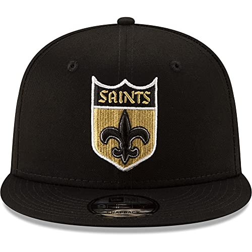New Era Nfl Basic Snap 9Fifty® Snapback Cap - New Orleans Saints Black One Size Fits All #TOP1