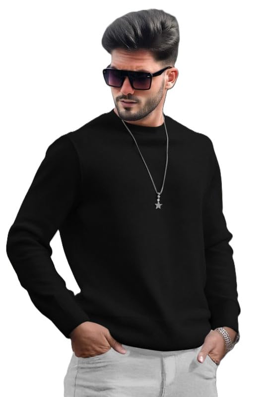 2_LOJI Style Plain Hoodies for Men Women Casual Stylish Sweatshirt Regular fit Winter Jacket Boy Girl Hoodiejacket Boy Girl Hoodie-372 Black