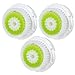 3 x têtes pour brosse E-Cron. Compatible Rechange pour Clarisonic nettoyage facial pour la peau en Acne, Mia 1, 2, 3 (Aria), Smart Profile, Alpha Fit, Plus, Sonic Radiance
