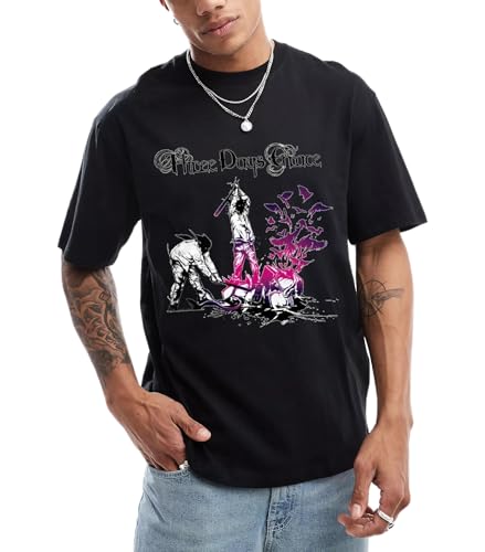 Three Music Days Grace T-Shirt Novelty Cotton T-Shirt Fashion Soft Shirts Gift for Her Or Him Short Sleeve Shirt Women3