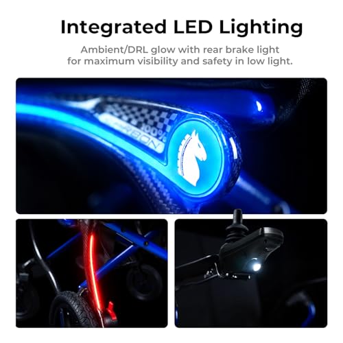 Electric Wheelchair with Suspension