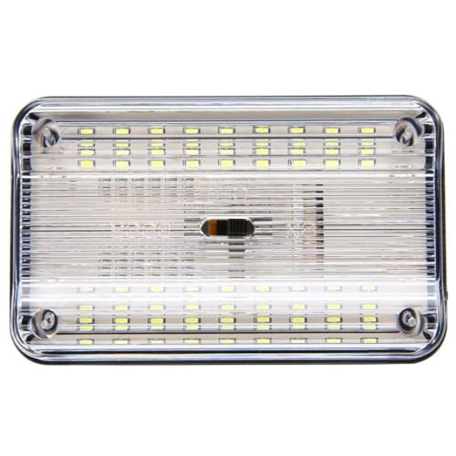 NEMTMCUA Car Interior Roof Lights,12V 36 LED Bulbs White Vehicle Ceiling,LED Lighting Lamp,Car Dome Reading Light with On/Off Switch,for Camper Van Caravan Boat Dome Light Motorhome