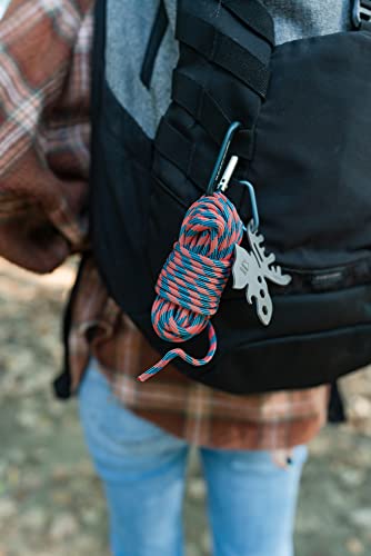 Image of UST Tool-a-Long Multi-Tool Carabiners with Durable, Compact Stainless Steel Construction for Hiking, Kayaking, Camping, Travel and Outdoor Survival