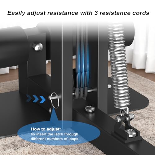 Image of DERACY Squat Machine, Adjustable Leg Workout Equipment, Deep Squat Machine for Women Men, Glutes Exercise Machine for Home Gym