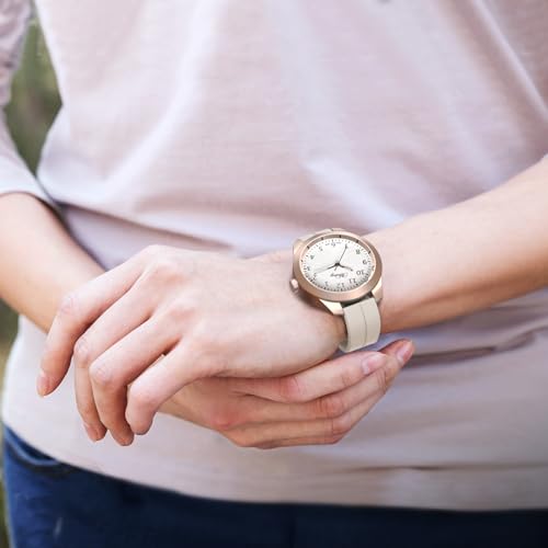 Image of Magnetic Watch Band 16mm 18mm 19mm 20mm 22mm - Quick Release - Skin-Friendly Soft Silicone Sport Watch Band for Men Women, Magnetic Folding Clasp Silicone Strap