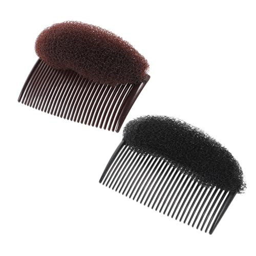 WEKADRIN 4Pcs Hair Volume Inserts Plastic Bun Maker for Fluffy Hair Styling DIY Hair Accessories for All Ages for Creating Elegant Updos and Ponytails